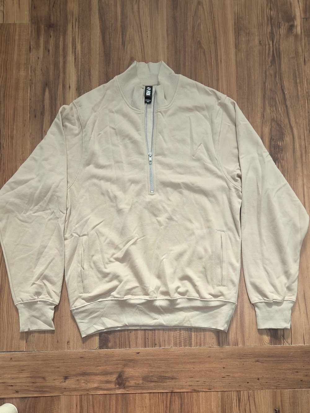 Comfort Stretch Half-Zip Sweater - Beige